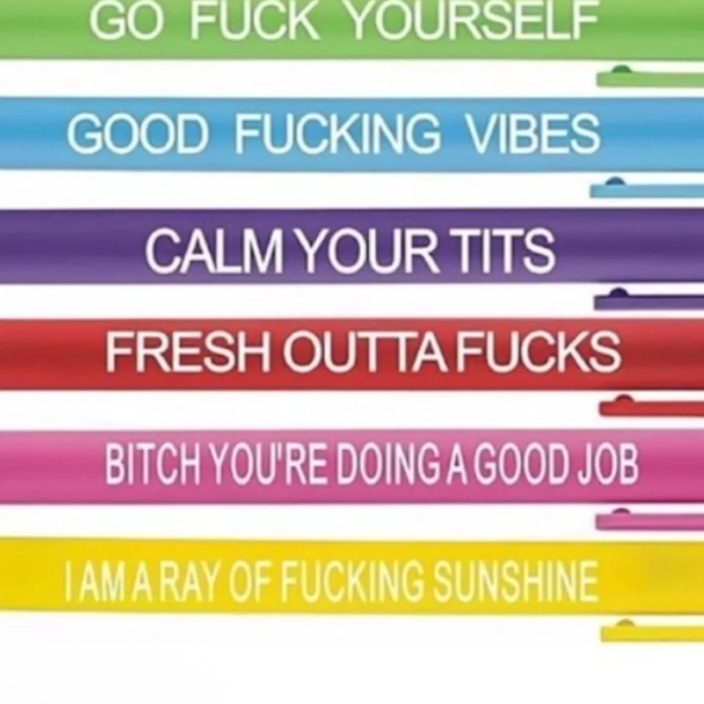 11 Cuss pens for all of your lovely moods 🤬🤣😜 11 pens - Picture 2 of 7